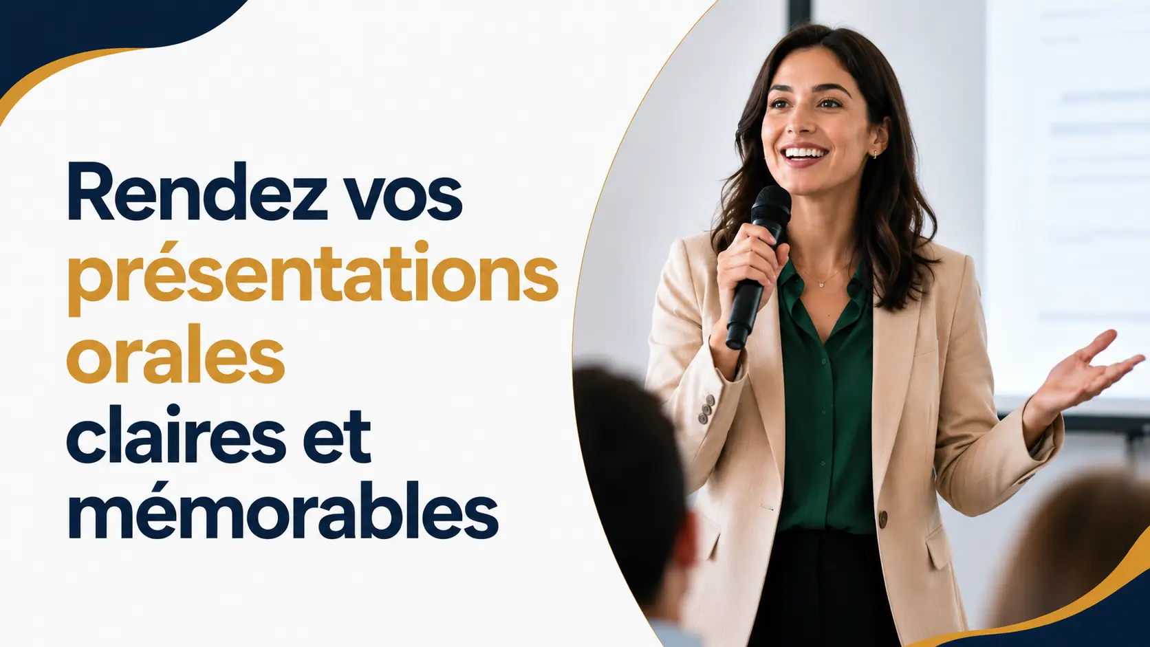 Visuel : Rendez vos présentations orales claires et mémorables
