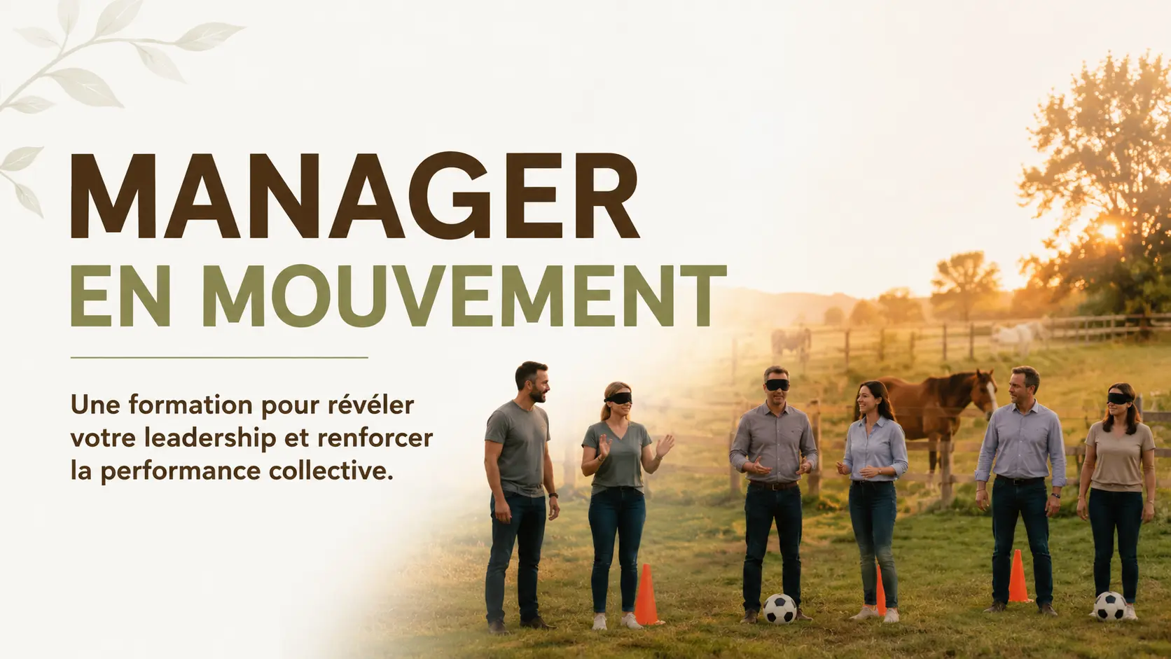 Visuel : Manager en mouvement : Leadership expérientiel et performance collective