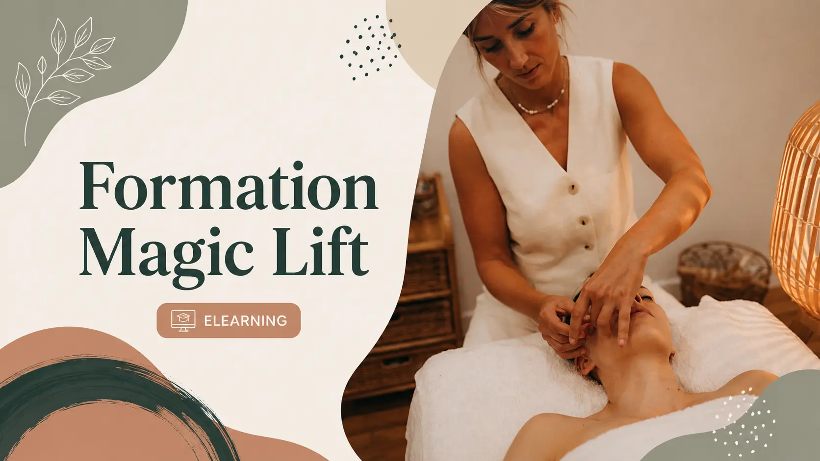 Visuel : Formation massage du visage Magic Lift en e-coaching